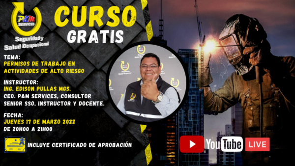 CURSO DE PERMISOS DE TRABAJO EN ACTIVIDADES DE ALTO RIESGO