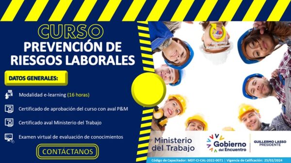 CURSO DE PREVENCIÓN DE RIESGOS LABORALES