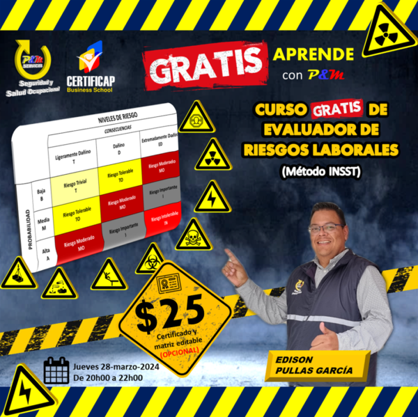 EVALUADOR DE RIESGOS LABORALES - Método INSST